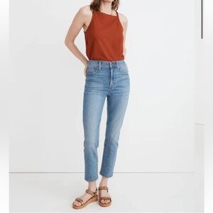 Madewell The Perfect Vintage crop Jean Medium Wash Denim Size 26 Mom 90’s